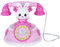 ibasenice Simulation Telephone Toy for Boy Girl Cartoon Playhouse Role Play Toy and Safe for Learning Present for Boys and Girls Enhances Parent-boy Girl Interaction