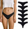 SHARICCA Strings Set Seamless Tangas Damen Nahtlose Unterhosen Sexy Mehrfarbig No Show Seamless Atmungsaktiv Thong Slip 6er-Pack Set (Mehrfarbig-6P05 S)
