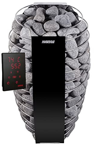 Harvia Spirit SP90XW 9 kW WiFi Black Finlandais Four de sauna avec contrôle Xenio WiFi