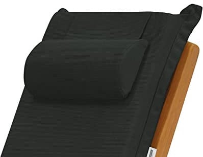 Nackenkissen anthrazit für Sonnenliege waschbar und Made in Germany
