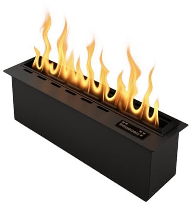 Camino a Vapore Acqueo Camino Elettrico ad Incasso, Camino Decorativo Moderno con Fiamma realistica, Ultra Sottile, Telecomando e Touch Screen Regolabile Termocamino Elettrico (Color : 700mm)