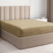 Spannbettlaken 120x200 cm – 30 cm Steghöhe – Aus weicher, gebürsteter Polyester-Mikrofaser – Spannbetttuch passend für Matratzen bis 30 cm Höhe – OEKO-TEX Zertifiziert – Beige, Einzelpackung