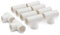 Bwintech 10 Pz 25MM (3/4 ) 3 Way tee Slip Connettore PVC-U Raccordo Gomito Connettore Accoppiamento Giardino Tubo Acqua Connessione