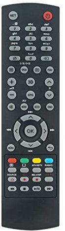 ALLIMITY GB067WJSA Sostituisci Telecomando adatto per Sharp Aquos LC-60LE652E LC-60LU651E LC-50LK652E LC-50LE650V LC-60LE654E LC-50LE652K LC-39LE654E LC-50LM652E LC-50LX652E LC-60LE651B LC-39LE650V