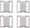 4 pezzi Bikini Fastene Metallo Bikini Chiusura argento Bikini Bra Chiusura Biancheria Intima Fibbia gancetti per reggiseno