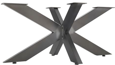 SOTECH Tischgestell Spider/Schwerlast Tischbeine aus Stahl Vintage Look/Tisch-Füße, Höhe: 430 x Breite: 580 x Länge: 980 mm/Einfache Montage/Tisch-Kufen für DIY-Projekte Couchtische, Esstische