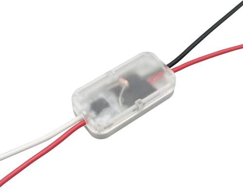 STBTECH Interruptor fotosensible automático de 12 V, cerrado durante el día, se enciende automáticamente cuando se oscurece, para luz LED, farolas, luces publicitarias, luces de escalera