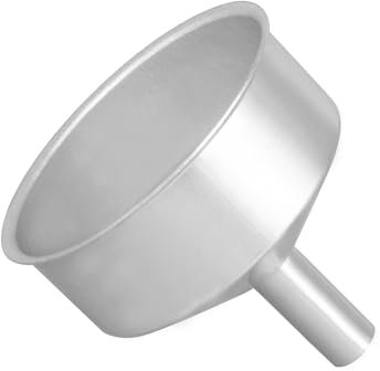 Rsoise Aluminium Moka Pot Funnel Filter 3-Cup, Silver, 24 oz