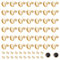 UNICRAFTALE 80 Stück 18 Karat Vergoldete Rohlinge Ohrstecker Ohrringe DIY 8mm Ohrstecker Tabletts Edelstahl Ohrring Cabochon Lünetten Tabletts Ohrstecker Beschläge Zur Herstellung von Ohrringen