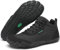 SAGUARO Chaussures Minimaliste Barefoot Homme Barefoot Shoes Femme Chaussures Pieds Nus Respirant Chaussures de Trail Antidérapantes Chaussures de Randonnée pour Semelle Zero Drop Noir,EU GR.44