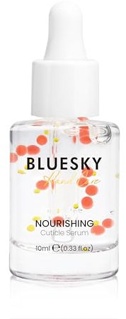 Bluesky Nourishing Cuticle Serum for Nails, 10ml, Hydrating, Healthy Nails, Essential Hand and Nail Care, Nail Oil for Cuticles, Contains Hyaluronic Acid
