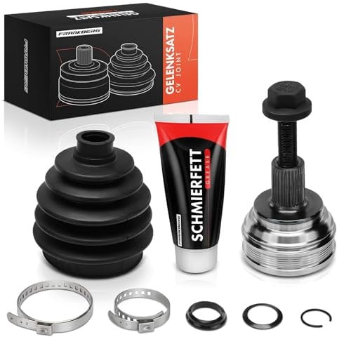 Frankberg Antriebswelle Gelenksatz Kompatibel mit Golf Plus 521 5M1 Golf V 1K1 Golf V Variant 1K5 Golf VI 5K1 Golf VI Variant AJ5 Leon 1P1 Replace# 12-221688