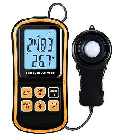 Lichtmesser 5X Mini Split Typ Lux Meter Protable Digital Display Illuminometer Bildschirm Hintergrundbeleuchtung For Dunkelkammer Betrieb Effektiv und vielseitig