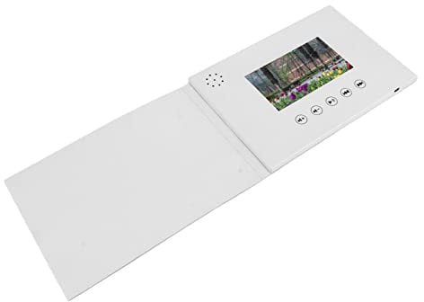 aqxreight Video -Grußkarte Elektronische Grußkarte mit LCD -Bildschirm für Verschiedene 4,3 -Zoll -Lithium -Ionen -Akku 500 -mAh -Videobroschüre