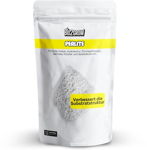 Bio2Grow Perlite - Perlite für Pflanzen Drainage Vulkangestein Anbau Blumenerde Erde Substrat (20 Liter)