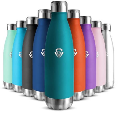HoneyHolly Trinkflasche Edelstahl - 750ml - Thermosflasche, BPA-Frei, Trinkflasche Sport - Auslaufsicher Wasserflasche,Trinkflasche Kohlensäure Geeignet, Thermoskanne für Fitness, Gym, Fahrrad