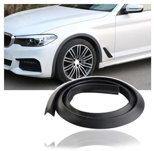 NYFDUAH 2 PCS Auto Radlauf Schutz, für VW Touran II 2015-2025 Auto Radlaufzierleisten Auto Augenbrauen Schutz Streifen 1.5cm*3.5cm,A Black