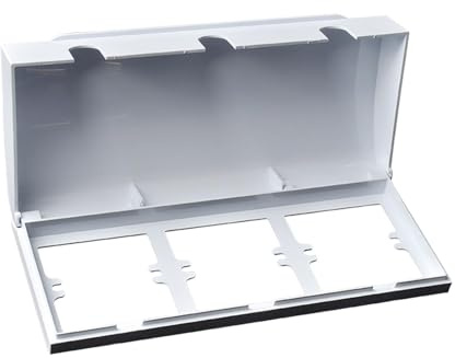 Sharplace Schalterabdeckung 3-fach Steckdose Outdoor Rain Cove, selbstklebende Steckdosenabdeckung, Lichtschalterabdeckung, wasserdichte Plug Box Steckdosenschutz für Wohnzimmer, Bad, Küche, stil b