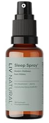 LIV Melatonin Spray Kirsche | Reduziert auf das Wesentliche: Dosierbar, Ohne Zuckeralkohole, Alkoholfrei, Vegan, Kalorienfrei & Zahnfreundlich | 0,16mg Melatonin/Sprühstoß