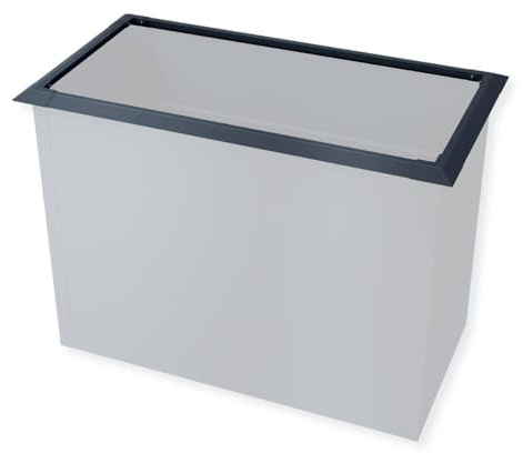 Metzler Schneckenschutz für Hochbeete mit den Maßen 100 x 50 x 77 cm | Anthrazit, maßgenau, witterungsbeständig, ohne Bohren, umweltfreundlich