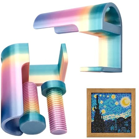 Gungtj Tendeur de rouleau de toile pour peinture à strass | Clip de fixation réglable pour toile de peinture à strass – Fournitures de fixation légères pour adolescents, amis, filles, mari, femmes
