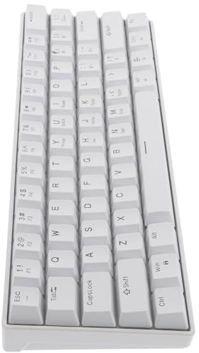 DOITOOL Clavier Mécanique Filaire Compact Blanc Touches Rétroéclairé RGB Ergonomique pour PC Portable et Ordinateur Gamer
