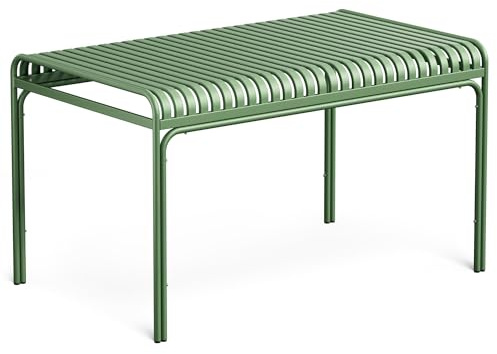 di volio Gartentisch MALIO - 130x80 cm, wetterfester Outdoor-Tisch aus Metall, matt (Grün)