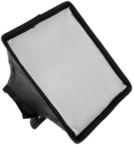 SWETRACE Universal Portable Camera Softbox Flash Diffuser with Reflector Fabric and Iron Frame, Easy to Install Softbox for Camera Flash Light, for Macro Photography and Studio Lighting
