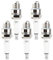 QAZAKY Lot de 5 bougies d'allumage Z4C pour moteur 2 temps 49 cc 50 cc 66 cc 70 cc 80 cc vélo motorisé scooter Yamaha JOG50 90 ZX50 DIO50 Suzuki AG100 QJ50 DX100 AX100 CJ750