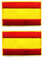 Parche Bordado Bandera España sin Escudo 5.7cm Para Planchar o Coser
