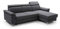 MOEBLO Ecksofa mit Schlaffunktion Mit Bettkästen Eckcouch Polsterecke Modernes Design REVON (dunkelgrau, Ecksofa Rechts)