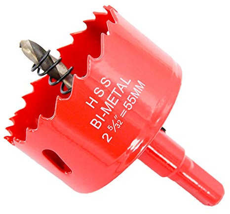 Scie cloche 55mm LAIWEI pour percer des trous dans le bois, le placoplâtre, le PVC, etc. Outil de perçage tranchant et durable