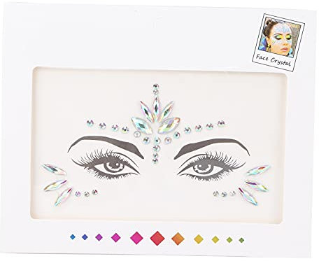 Glitter Augen Gesicht Aufkleber, Temporäre Tattoos Halloween Festival Glitter, Festival Make Up Temporäre Gesicht Aufkleber Dekorationen, Diy Gesicht Aufkleber Glitzer