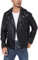 Fahsyee Kunstlederjacke Herren, Faux Bomber Jacke Männer Motorrad Revers Asymmetrische Zip-Up Blet Slim Fit Biker Mantel Schwarz M