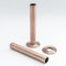 Excel Home Radiator Pipe Covers- 15mm x 180mm Radiator Pipe Collars & Shroud Kits in Matching Finishes - Fancy Matching with Valves and Radiators - Pair of Pipes (Antique Copper)