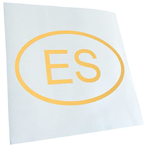 hauptsachebeklebt - Adesivo per auto – EL Salvador ES adesivo per auto, laptop, bicicletta, camion, moto, multicolore, JDM Decal Racing