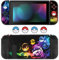 DLseego Schutzhülle Kompatibel mit Switch, Dockbare weiche TPU-Abdeckung mit 4 Daumengriffkappen, Kratzfeste Stoßdämpfung Zubehör für Switch Konsole&Joycons Controller,Elfenball