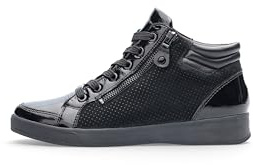 ARA Damen Rom Mid-Cut Sneaker, SCHWARZ, 38 EU