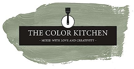 Livingwalls THE COLOR KITCHEN kräftige Wandfarbe - Malerfarbe für farbenfrohe Räume - matte Innenfarbe in Grün - 5l Deckfarbe in TCK4004