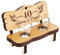 Casa Vivente Schnapsbank aus Holz mit 2 Gläser und Gravur zur Rubinhochzeit, Personalisiertes Hochzeitsgeschenk für Paare, Auszeichnung zum 40. Hochzeitstag, 40 Hochzeitsjubiläum