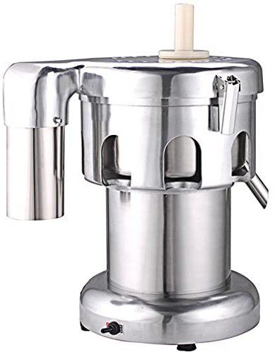 Spremiagrumi per impieghi gravosi, spremiagrumi centrifugo in fusione di alluminio e acciaio inossidabile da 370 W per spremere frutta e verdura per bar di succhi, palestre, spa e ristoranti