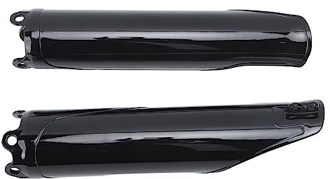 2 Stück Glänzende Schwarze Vordere Gabel Röhrchen Abdeckung für CRF250R CRF250X CRF450R CR125 CR250 CRF 450 RX