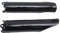 2 Stück Glänzende Schwarze Vordere Gabel Röhrchen Abdeckung für CRF250R CRF250X CRF450R CR125 CR250 CRF 450 RX