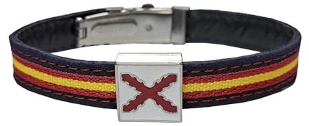 Tiendas LGP, Pulsera Cruz de Borgoña, con detalle de la Bandera de España