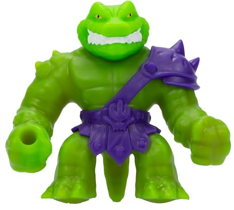 Heroes of Goo Jit Zu Stretch Striker Helden-Packung, dehnbare Actionfigur Rock Jaw, elastische Füllung, bis zu dem 3-fachen der Größe dehnbar, sammle alle 5 dehnbaren und knirschenden Figuren