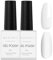 Makartt Gel Nagellack Set - 2 Stück 15ml Gel Nail Polish Weißer Gelnagellack für UV Lampe Soak Off Reine Farben Schellack Nagellack für DIY Maniküre Nail Art Design Home Salon,Blanc
