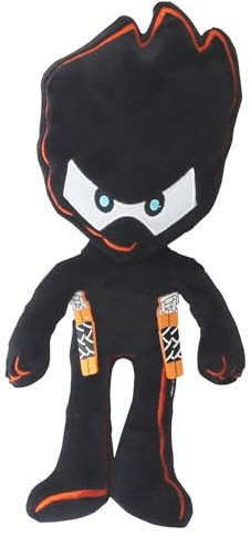blip toys 61179 12 Inch Paxton Plush with Removable Weapons Official Ninja Kidz TV Merchandise, Blue