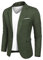 COOFANDY Herren Sakko Sportlich Männer Freizeit Blazer Regular Fit Anzugjacke 1 Knopf Jackett Darkgrün XL