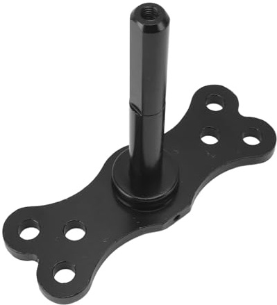 Alomejor Colonne de Direction de Scooter électrique, Colonne de Direction à Double Amortisseur Avant, Matériau en Acier Inoxydable, pour Le Cyclisme