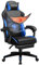GTPLAYER Gaming Chair, High Back Leather Computer Gaming Chair with Footrest, Ergonomic Height Adjustable Office Chair with Removable Cover and Lumbar Support for Gaming and Work (Blue)